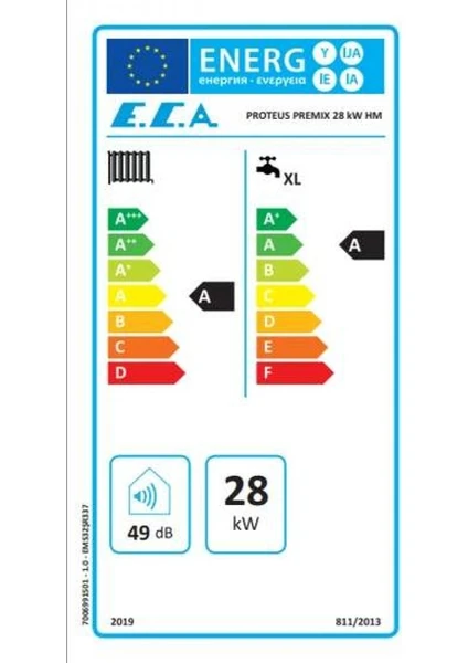 Eca Proteus Premix 28 KW 5 YIL Garantili Tam Yoğuşmalı Kombi görsel 3