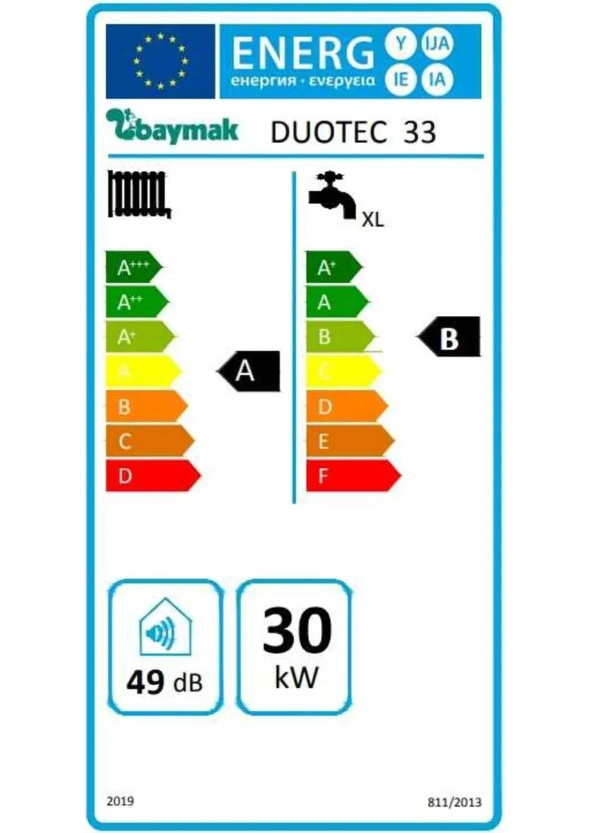 Baymak Duotec Compact 33 Kw 3 Yıl Garantili Premix Tam Yoğuşmalı Kombi görsel 4