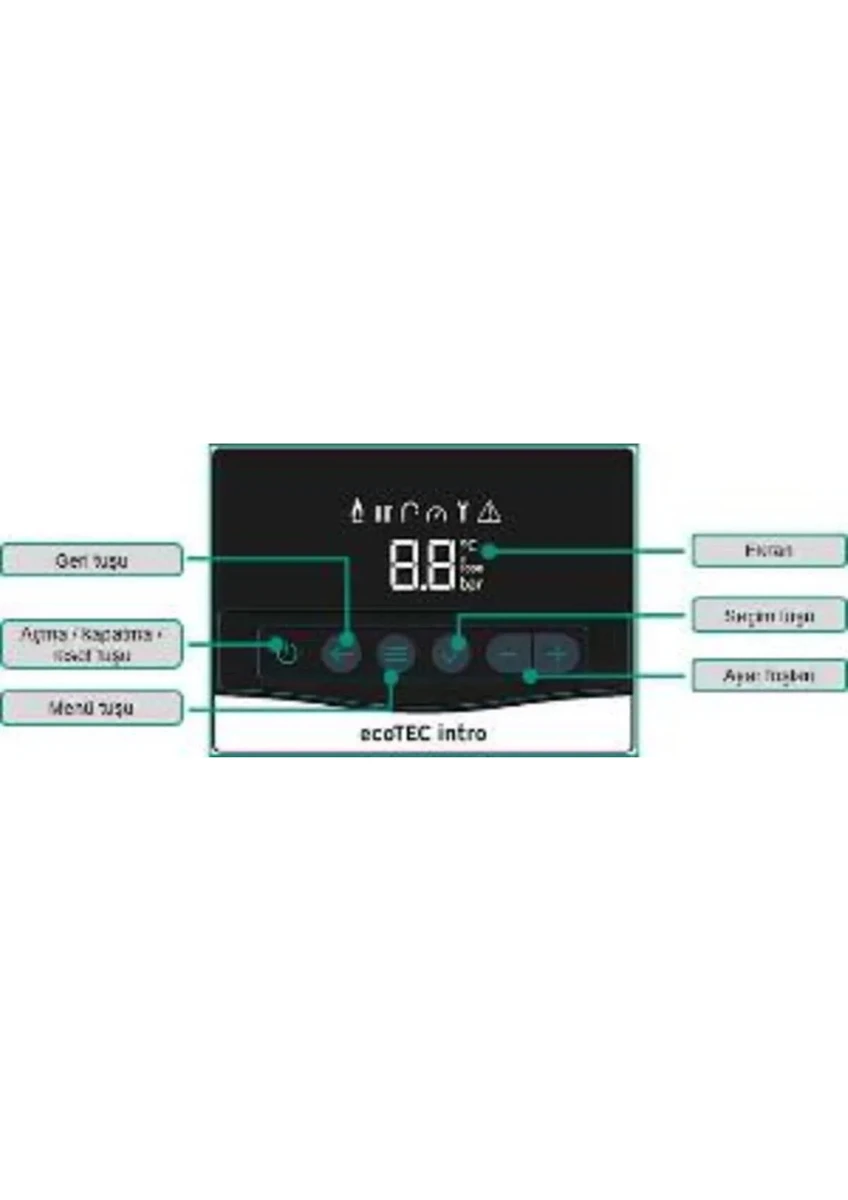 Vaillant Ecotec İntro 24 – 24 Model 2 Yıl Garantili Tam Yoğuşmalı Kombi görsel 2