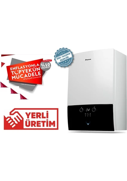 Daikin VZ Premix 42 kW (D2CPX042) 6 Yıl Garantili Tam Yoğuşmalı Kombi görsel 3